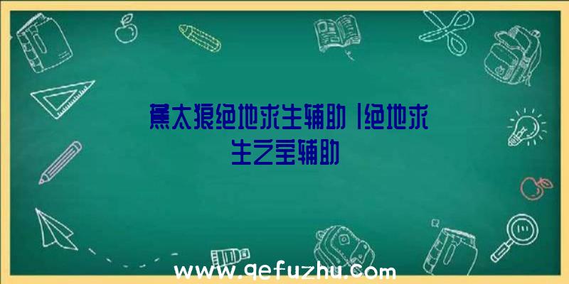 「蕉太狼绝地求生辅助」|绝地求生之宝辅助